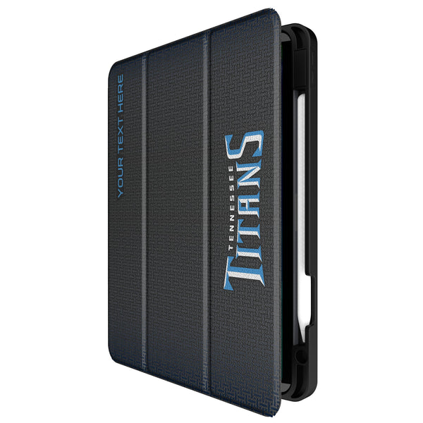 Tennessee Titans Personalized Linen iPad Tablet Case for Apple iPad Front.Jpg
