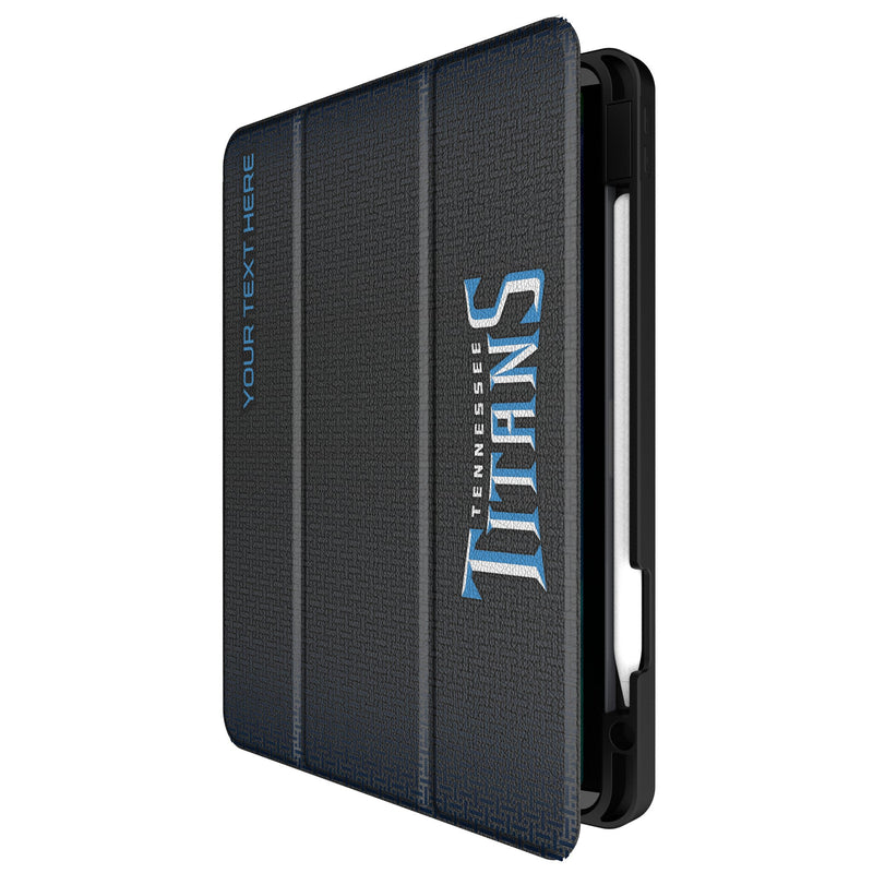 Tennessee Titans Personalized Linen iPad Tablet Case for Apple iPad Front.Jpg