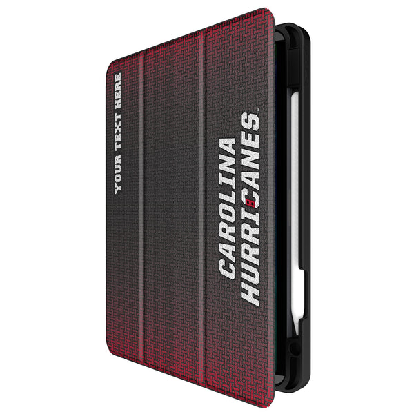 Carolina Hurricanes Personalized Linen iPad Tablet Case for Apple iPad Front.Jpg