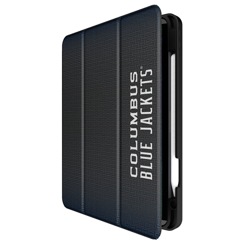 Columbus Blue Jackets Linen iPad Tablet Case for Apple iPad Front.Jpg