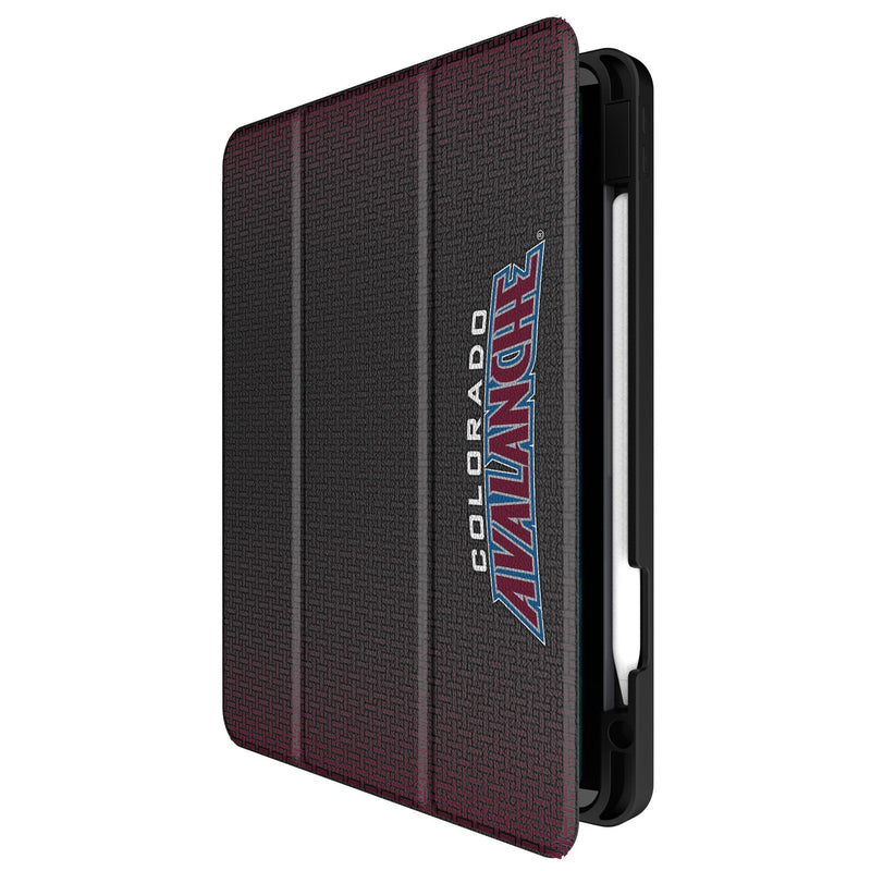 Colorado Avalanche Linen iPad Tablet Case for Apple iPad Front.Jpg