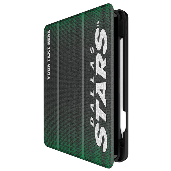 Dallas Stars Personalized Linen iPad Tablet Case for Apple iPad Front.Jpg