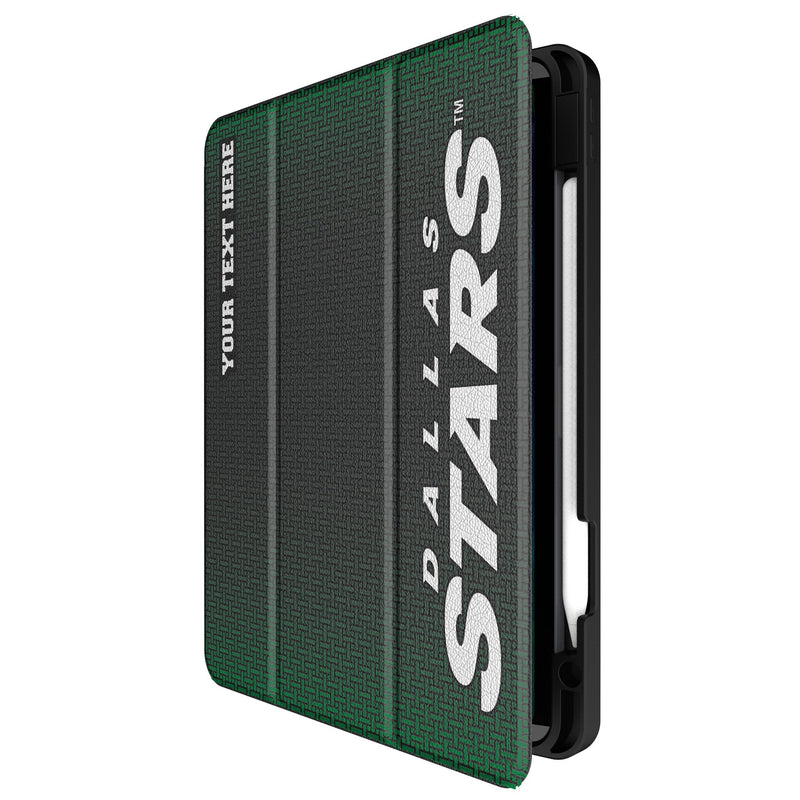 Dallas Stars Personalized Linen iPad Tablet Case for Apple iPad Front.Jpg