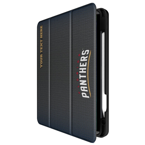Florida Panthers Personalized Linen iPad Tablet Case for Apple iPad Front.Jpg