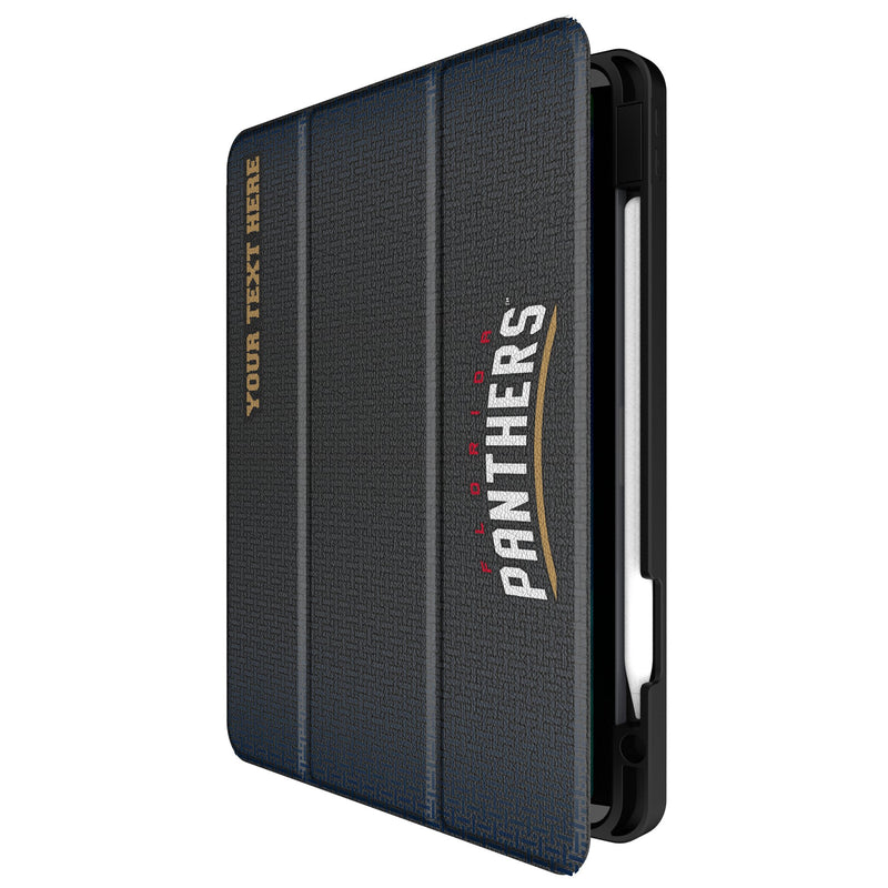 Florida Panthers Personalized Linen iPad Tablet Case for Apple iPad Front.Jpg
