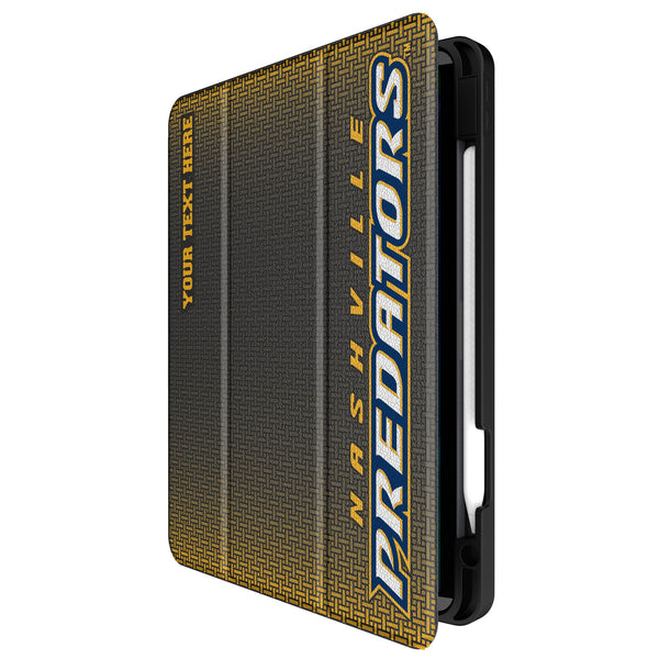 Nashville Predators Personalized Linen iPad Tablet Case for Apple iPad Front.Jpg