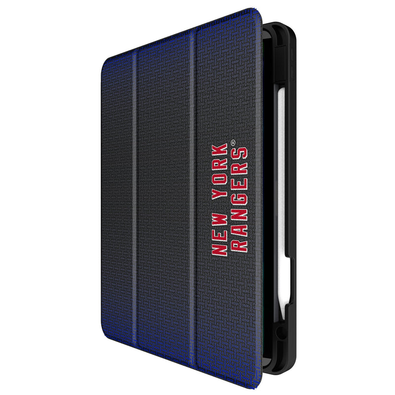 New York Rangers Linen iPad Tablet Case for Apple iPad Front.Jpg