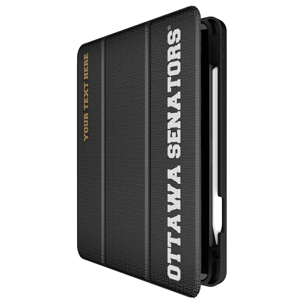 Ottawa Senators Personalized Linen iPad Tablet Case for Apple iPad Front.Jpg