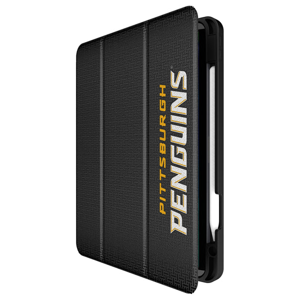 Pittsburgh Penguins Linen iPad Tablet Case for Apple iPad Front.Jpg