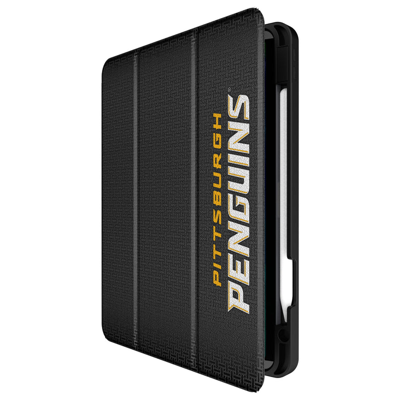 Pittsburgh Penguins Linen iPad Tablet Case for Apple iPad Front.Jpg