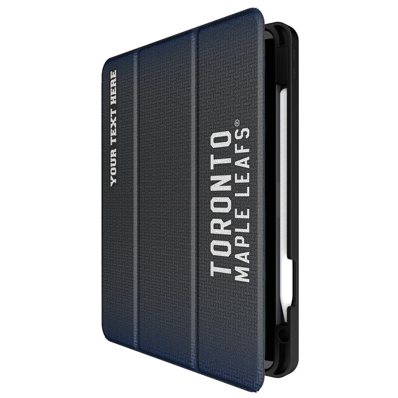 Toronto Maple Leafs Personalized Linen iPad Tablet Case for Apple iPad Front.Jpg