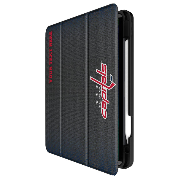 Washington Capitals Personalized Linen iPad Tablet Case for Apple iPad Front.Jpg