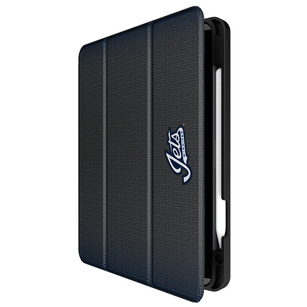 Winnipeg Jets Linen iPad Tablet Case for Apple iPad Front.Jpg