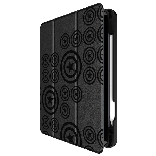 Marvel Avengers Captain America Sigil iPad Tablet Case for Apple iPad Front.Jpg