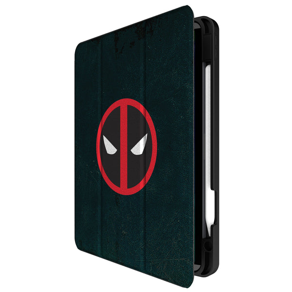 Marvel Deadpool Badge iPad Tablet Case for Apple iPad Front.Jpg