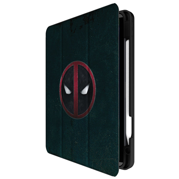 Marvel Deadpool Badge iPad Tablet Case for Apple iPad Front.Jpg