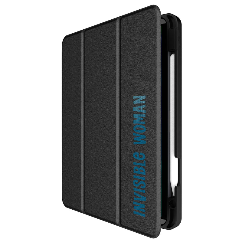 Marvel Invisible Woman Badge iPad Tablet Case for Apple iPad Front.Jpg