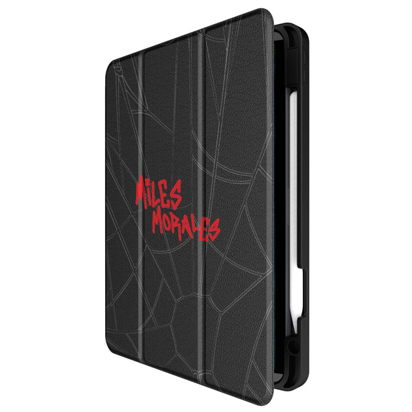 Marvel Miles Morales Badge iPad Tablet Case for Apple iPad Front.Jpg