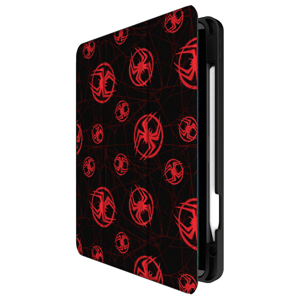 Marvel Miles Morales Pattern iPad Tablet Case for Apple iPad Front.Jpg