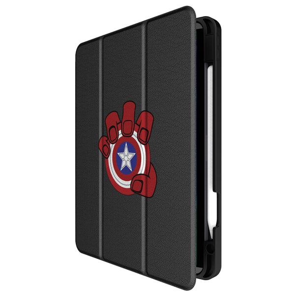 Marvel Avengers Red Hulk Badge iPad Tablet Case for Apple iPad Front.Jpg