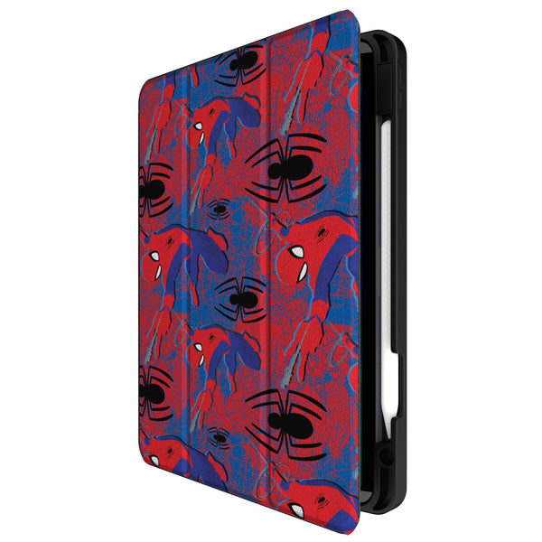 Marvel Spider-Man Pattern iPad Tablet Case for Apple iPad Front.Jpg