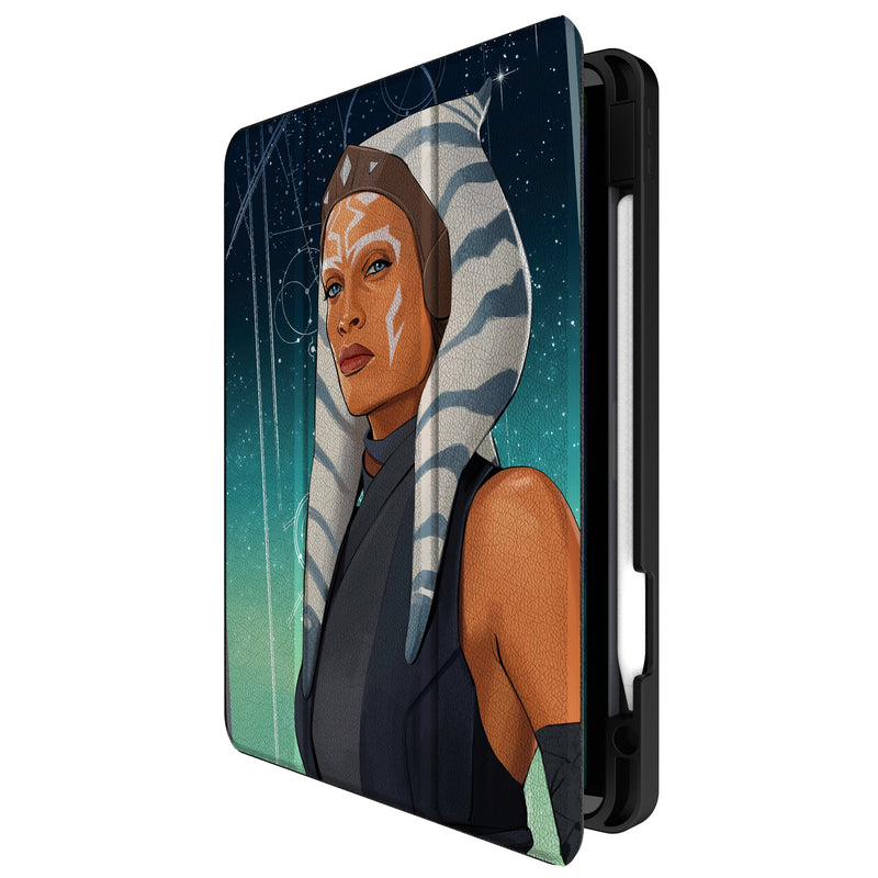 Star Wars Ahsoka Portrait iPad Tablet Case Front.Jpg