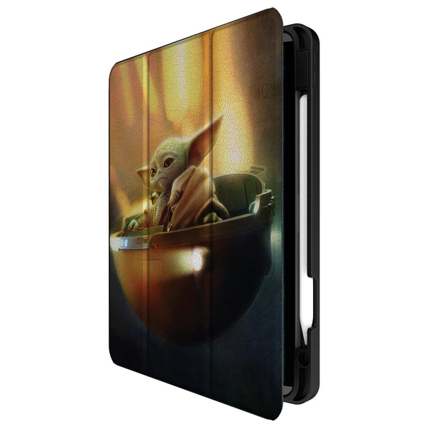 Star Wars: The Mandalorian Grogu Portrait iPad Tablet Case Front.Jpg