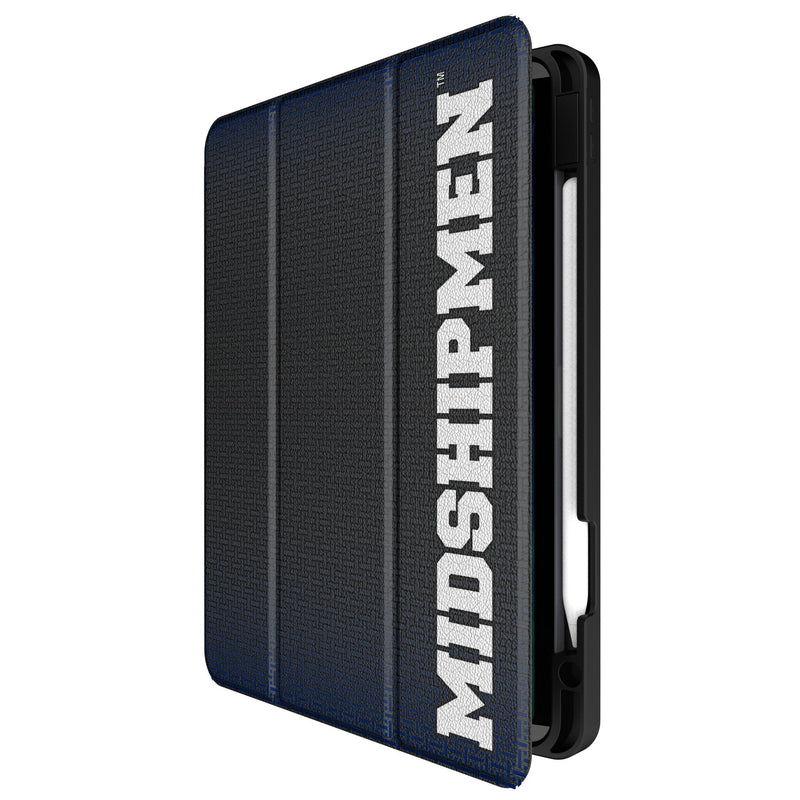 United State Naval Academy Midshipmen Linen iPad Tablet Case for Apple iPad Front.Jpg