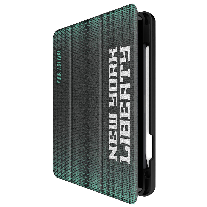 New York Liberty Personalized Linen iPad Tablet Case for Apple iPad Front.Jpg