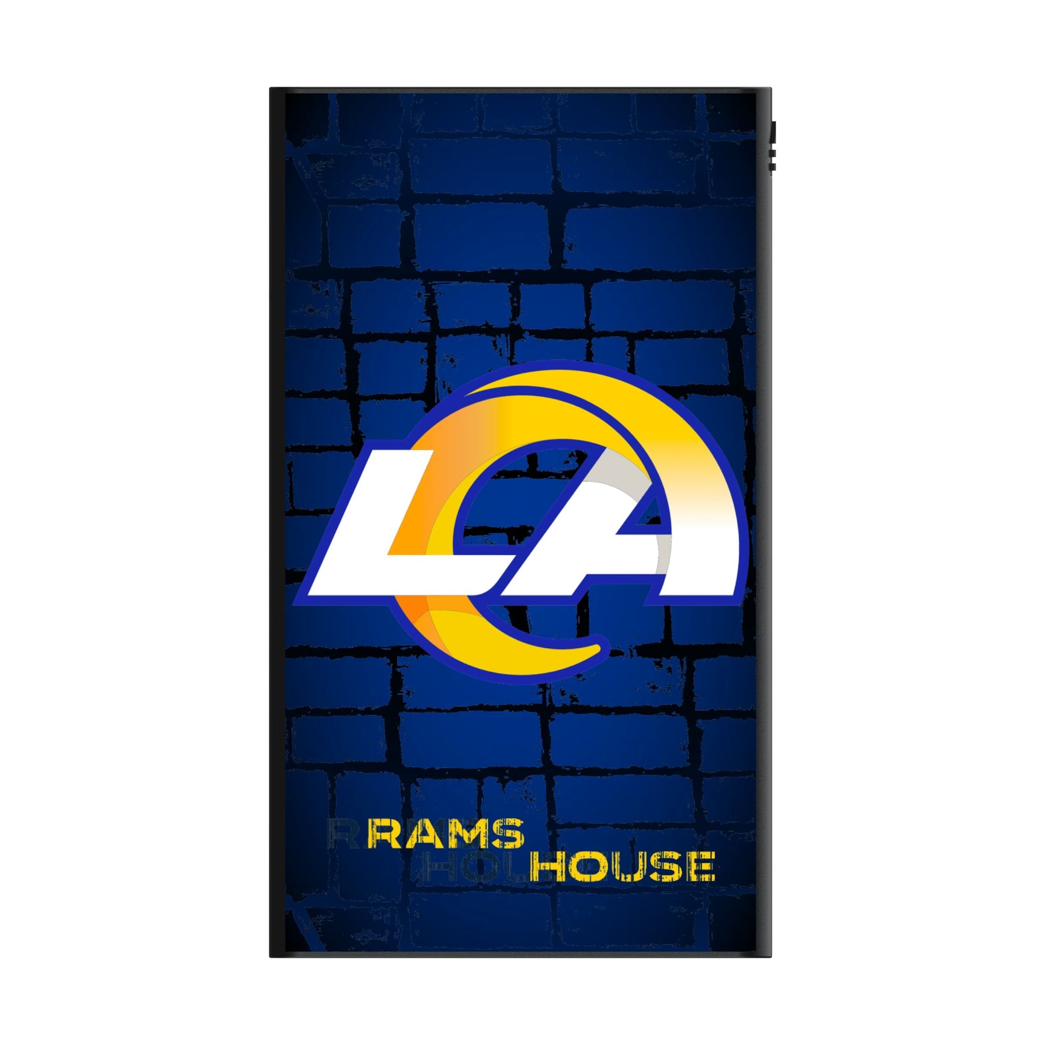 Los Angeles Rams Brick Wall 5000mAh Flat Powerbank Flat.Jpg