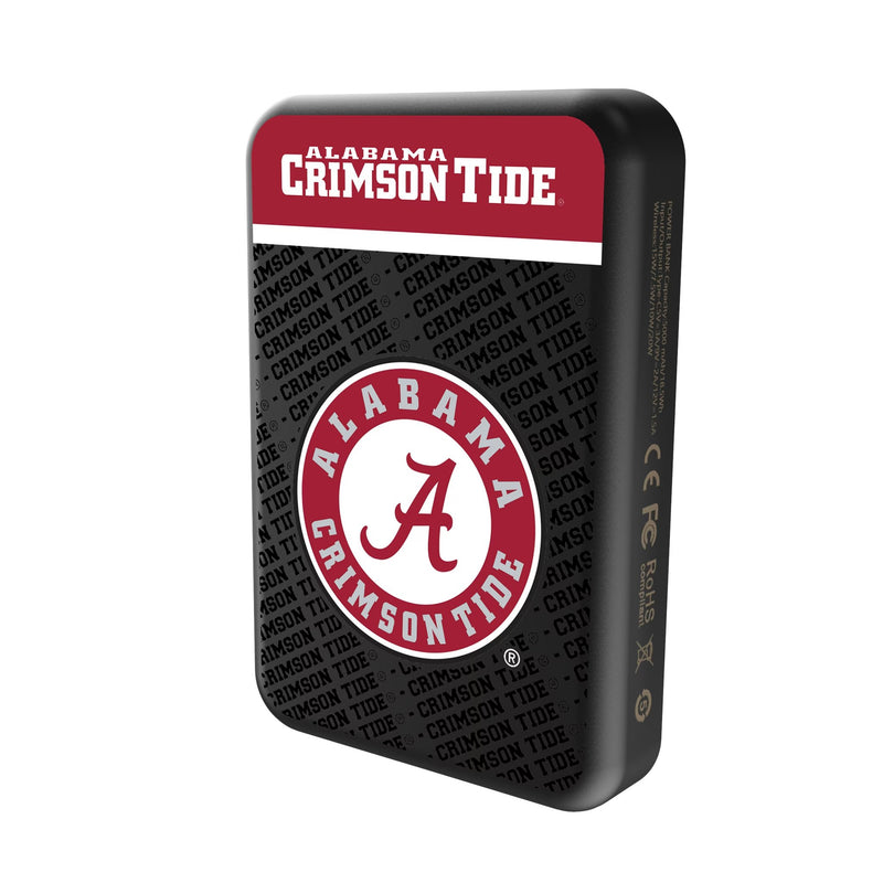 University of Alabama Crimson Tide Endzone Plus Wireless Mag Power Bank Solo.Jpg