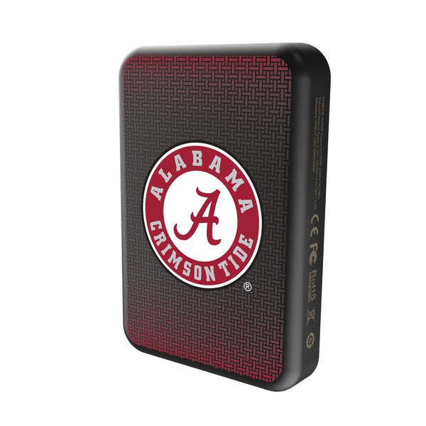 University of Alabama Crimson Tide Linen Wireless Mag Power Bank Solo.Jpg