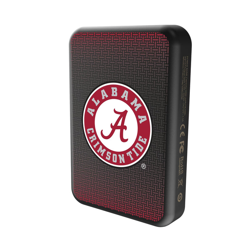 University of Alabama Crimson Tide Linen Wireless Mag Power Bank Solo.Jpg