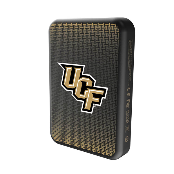 University of Central Florida Golden Knights Linen Wireless Mag Power Bank Solo.Jpg