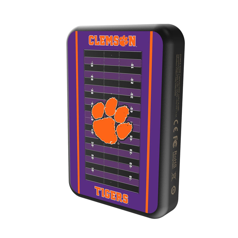 Clemson University Tigers Field Wireless Mag Power Bank Solo.Jpg