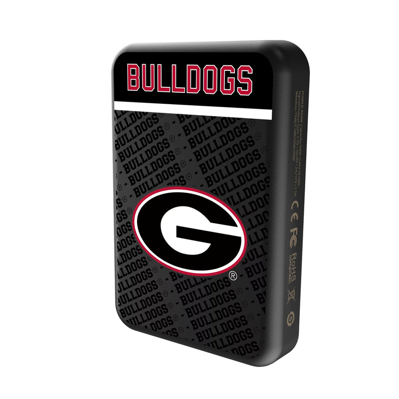 University of Georgia Bulldogs Endzone Plus Wireless Mag Power Bank Solo.Jpg