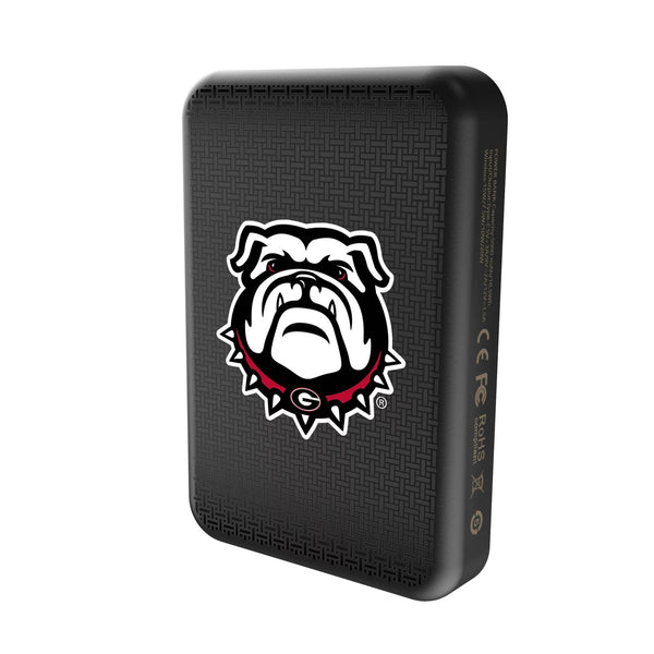 University of Georgia Bulldogs Uga Linen Wireless Mag Power Bank Solo.Jpg