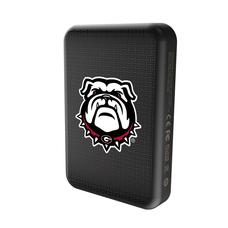 University of Georgia Bulldogs Uga Linen Wireless Mag Power Bank Solo.Jpg