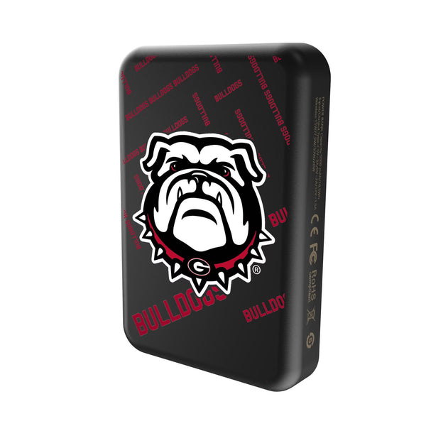 University of Georgia Bulldogs Uga Quadtile Wireless Mag Power Bank Solo.Jpg