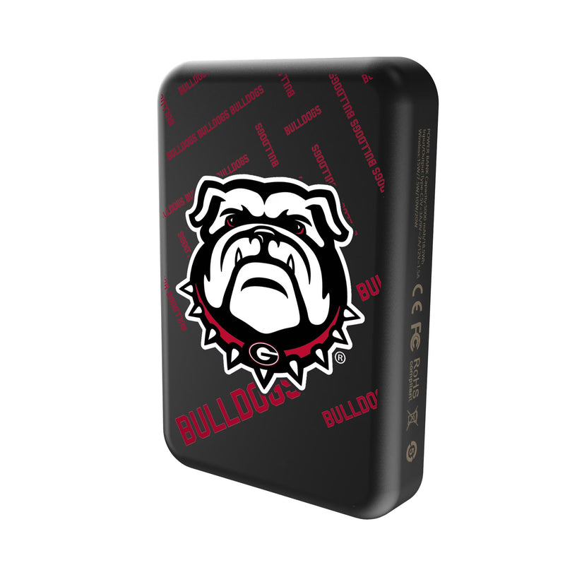 University of Georgia Bulldogs Uga Quadtile Wireless Mag Power Bank Solo.Jpg