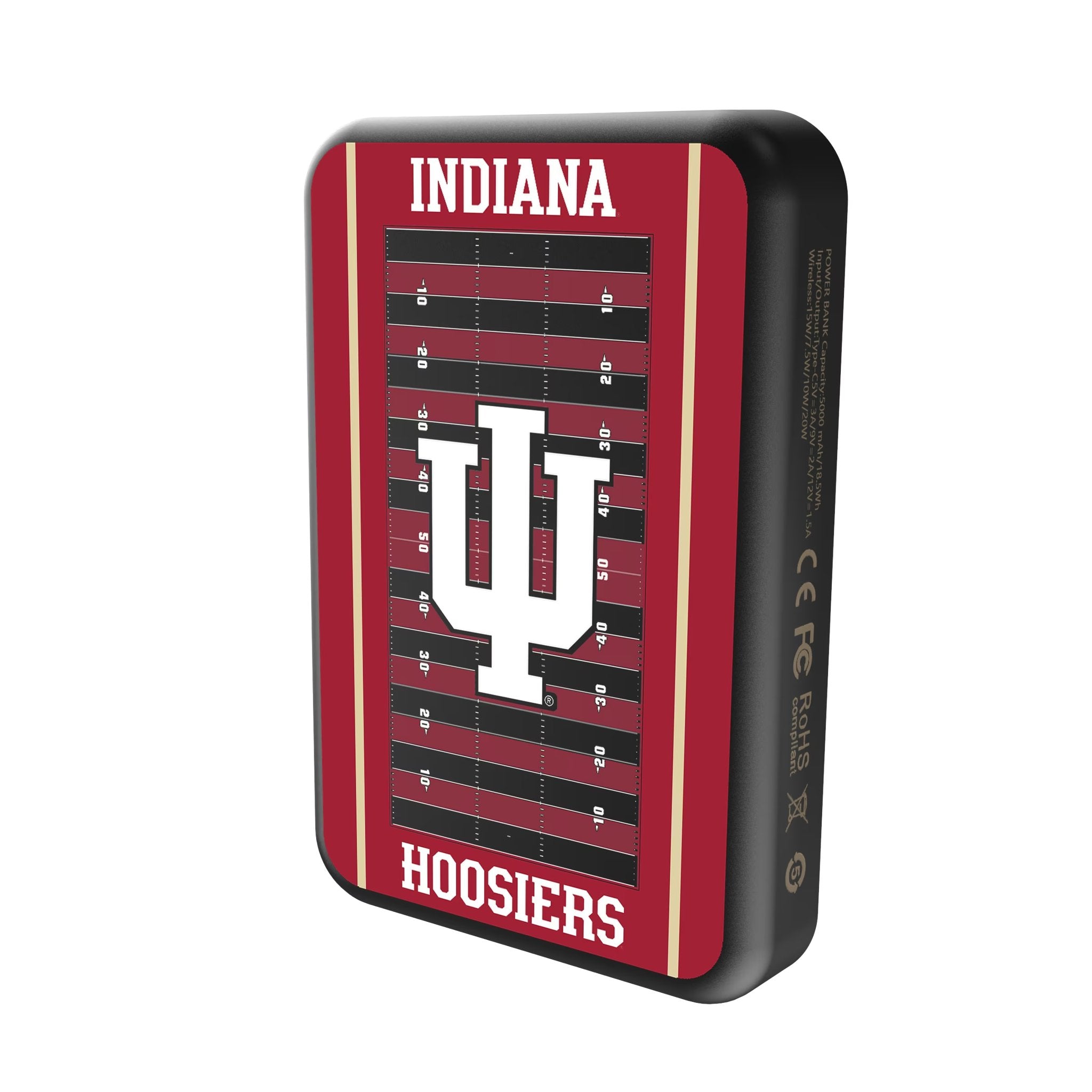 Indiana University Hoosiers Field Wireless Mag Power Bank Solo.Jpg