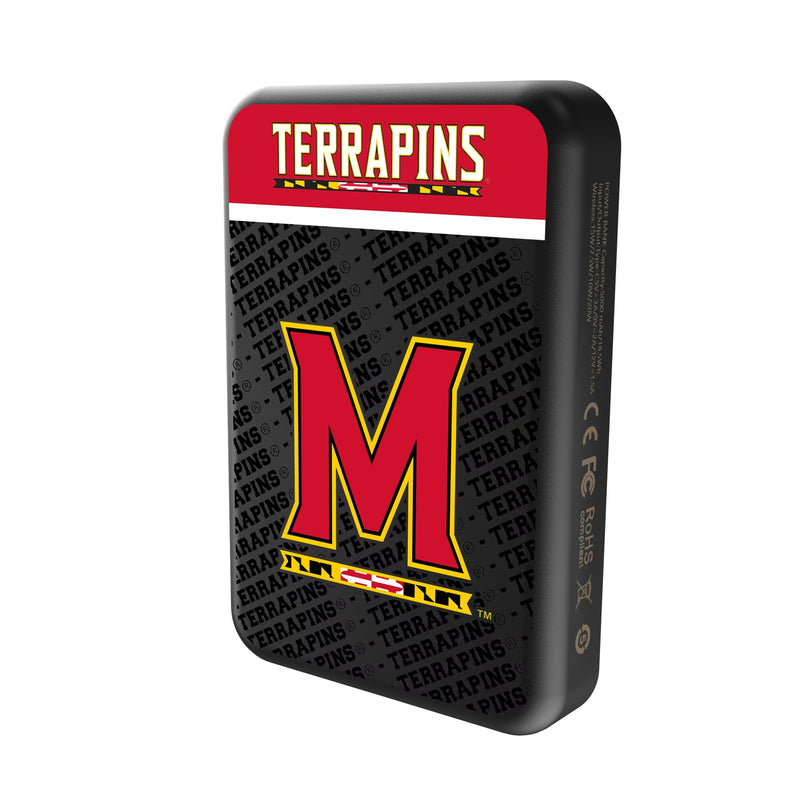 University of Maryland Terrapins Endzone Plus Wireless Mag Power Bank Solo.Jpg