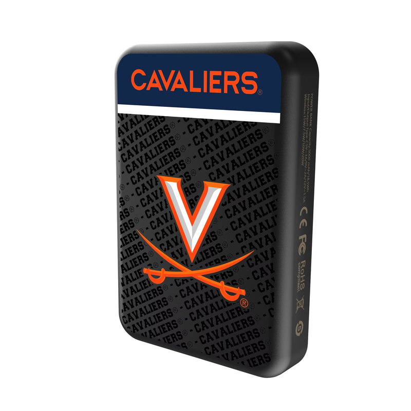 University of Virginia Cavaliers Endzone Plus Wireless Mag Power Bank Solo.Jpg