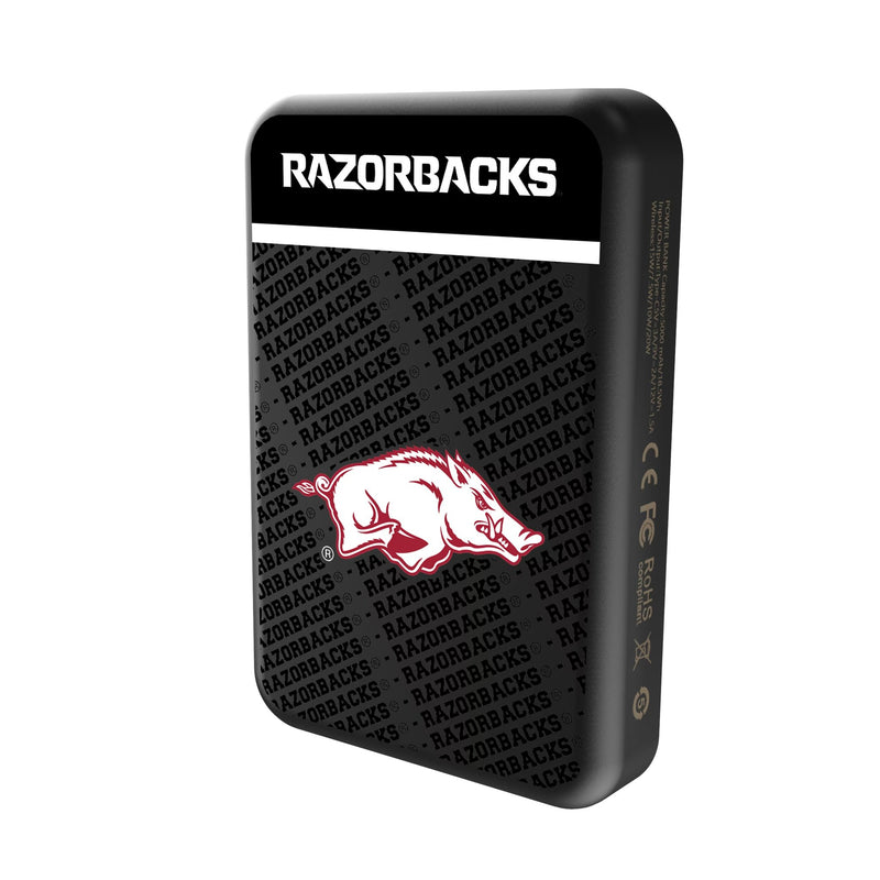 University of Arkansas Fayetteville Razorbacks Endzone Plus Wireless Mag Power Bank Solo.Jpg