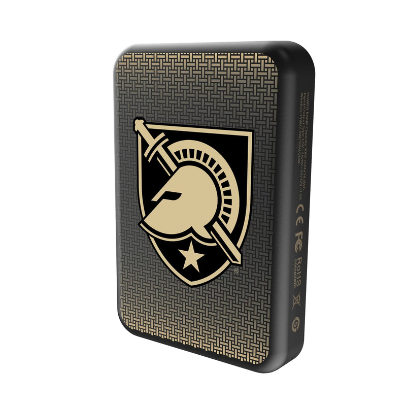 United States Military Academy Black Knights Linen Wireless Mag Power Bank Solo.Jpg