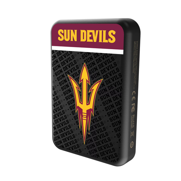 Arizona State University Sun Devils Endzone Plus Wireless Mag Power Bank Solo.Jpg