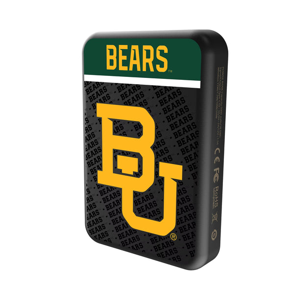 Baylor University Bears Endzone Plus Wireless Mag Power Bank Solo.Jpg