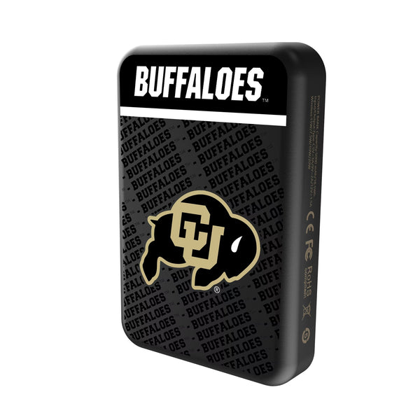 University of Colorado Buffaloes Endzone Plus Wireless Mag Power Bank Solo.Jpg