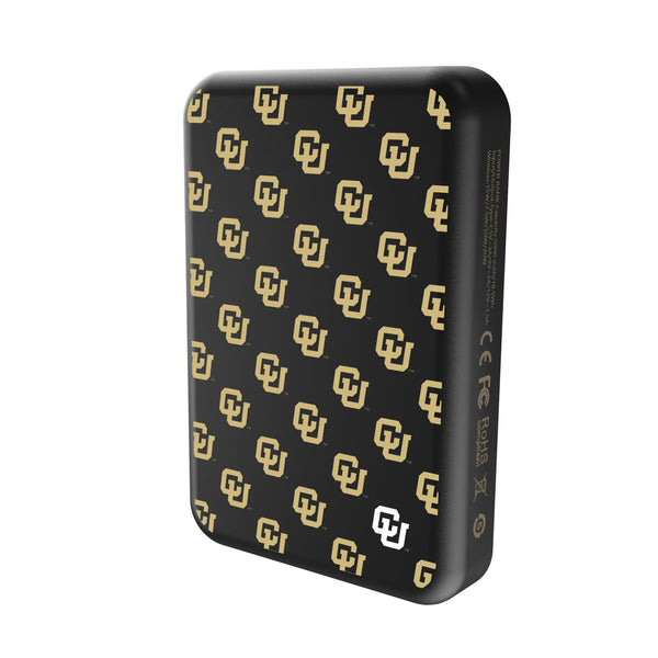 University of Colorado Buffaloes Fashion Pattern Wireless Mag Power Bank Solo.Jpg