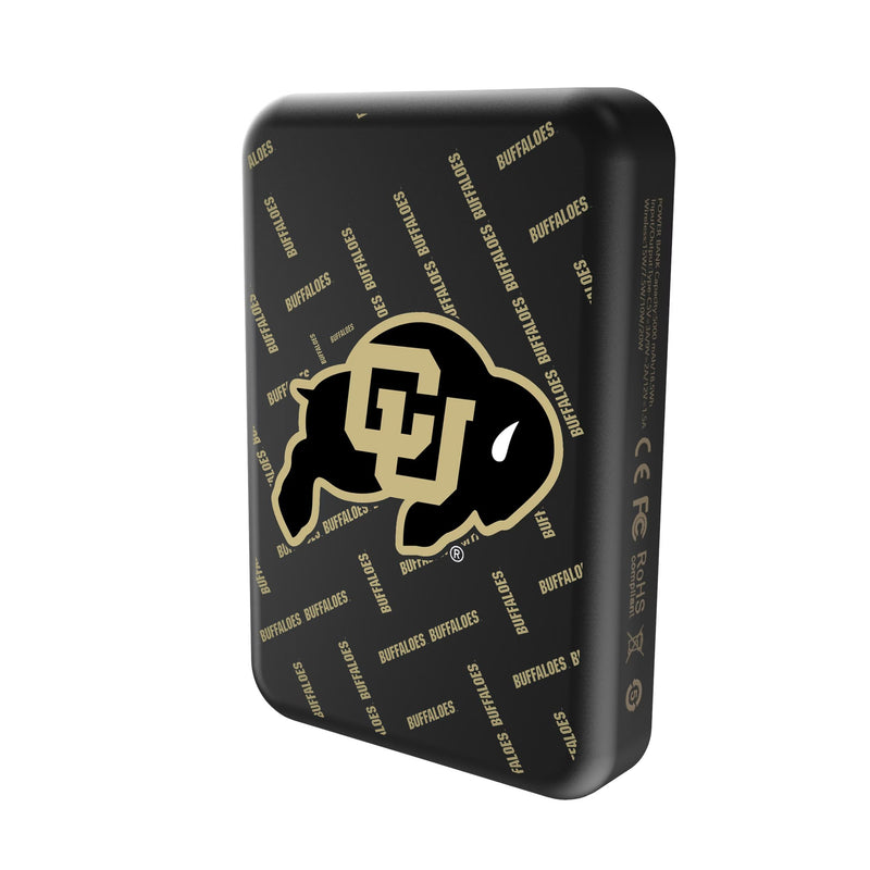 University of Colorado Buffaloes Quadtile Wireless Mag Power Bank Solo.Jpg